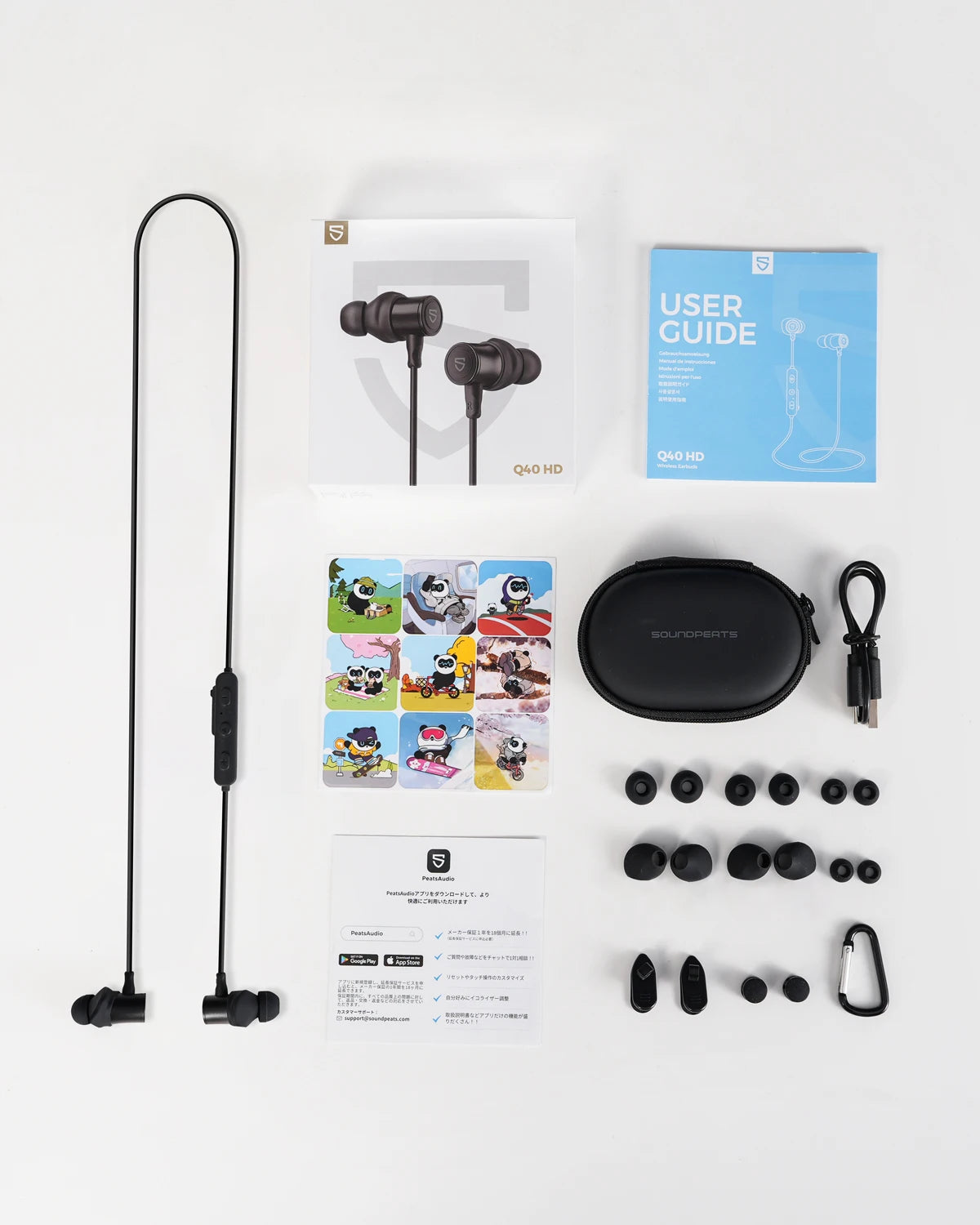 SoundPEATS Q40 HD Bluetooth 5.4 Headphones, LDAC Hi-Res Audio, 11mm Dual-Magnet Driver, IP67 Waterproof, Fast Charge, Dynamic EQ