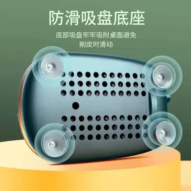 Multi Function Apple Peeler Slicer Corer with Suction Grip Stainless Steel Blade Safe Quick Fruit Prep Kitchen Gadget Tools Home