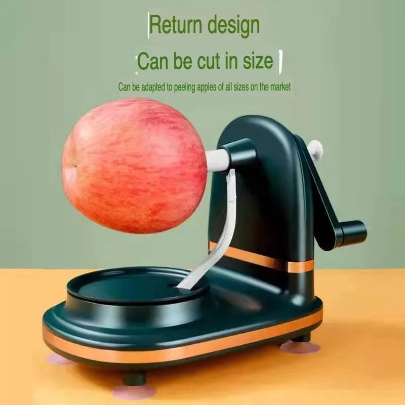 Multi Function Apple Peeler Slicer Corer with Suction Grip Stainless Steel Blade Safe Quick Fruit Prep Kitchen Gadget Tools Home