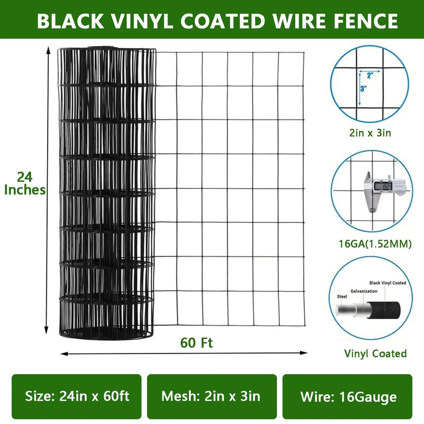 HiMISS Hardware Cloth Mesh Roll For Animal Fencing And Garden