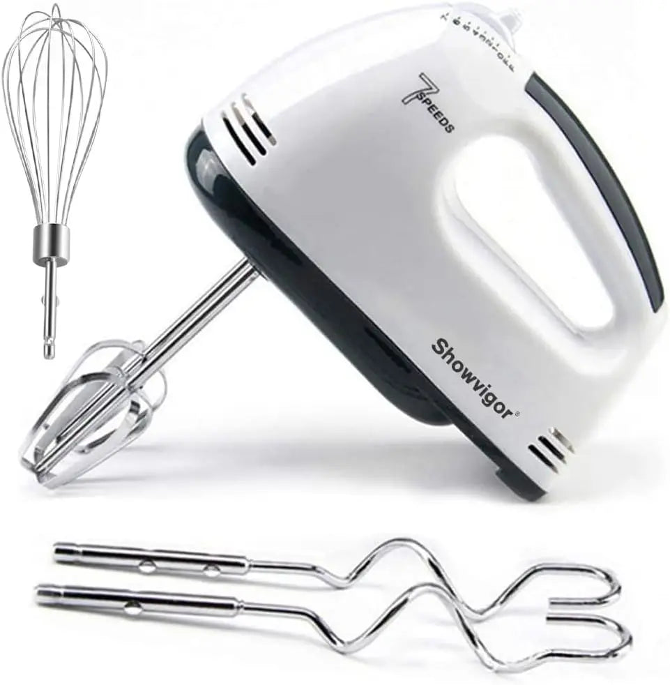 XMSJ Electric Hand Mixer 180W Turbo Boost 7 Speeds