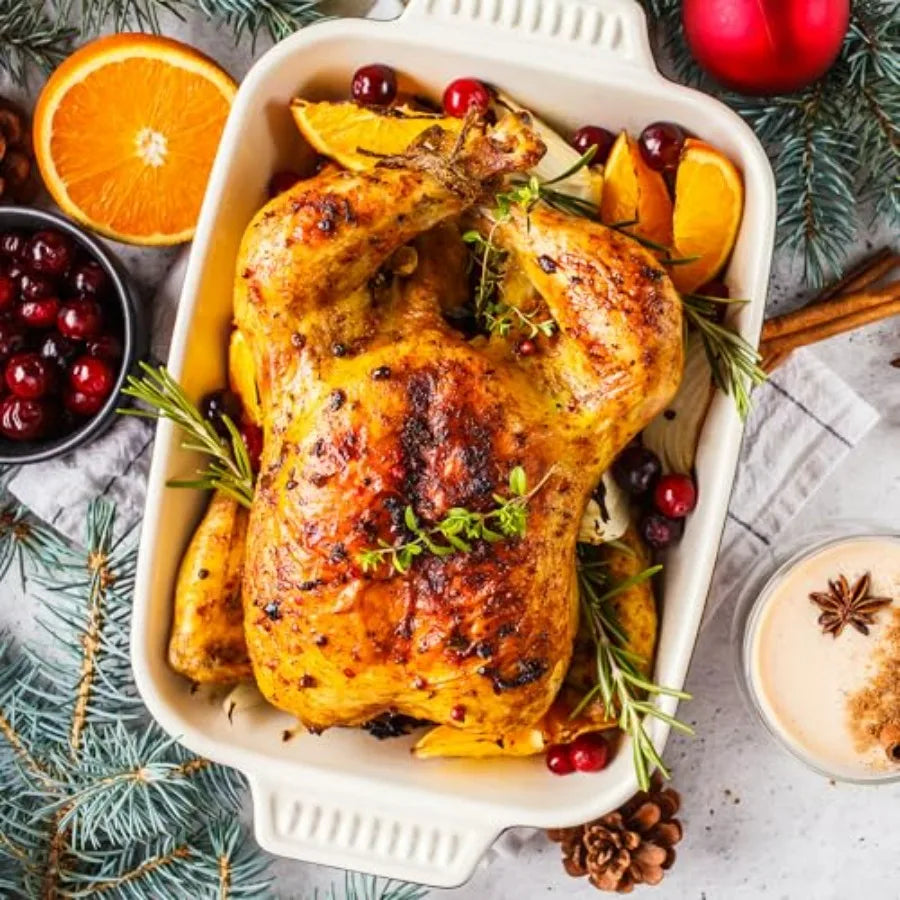 Electric Turkey Roaster Oven with Self-Basting Lid for Slow Cooking Stainless Steel Grey 8 QT with Removable Pan and Rack