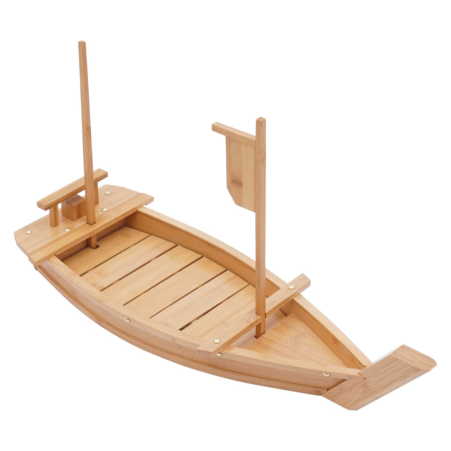 Bamboo Sushi Boat Serving Tray For Parties And Buffets