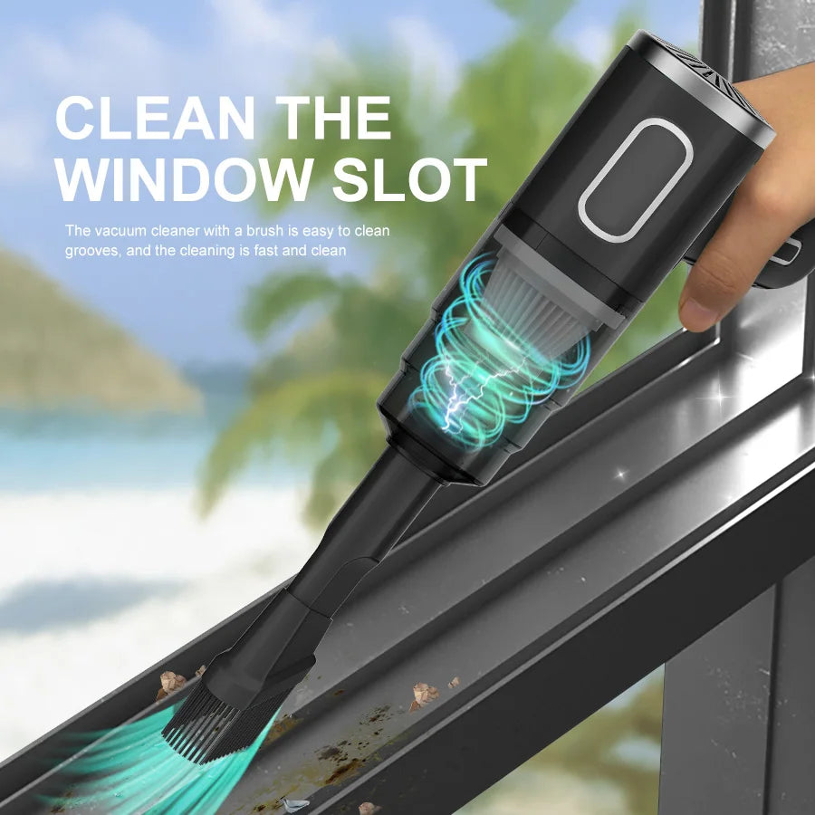 Portable Wireless Car Vacuum Cleaner With HEPA Filter For Home