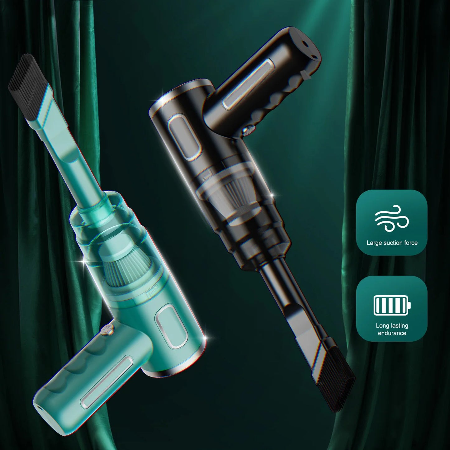 Portable Wireless Car Vacuum Cleaner With HEPA Filter For Home