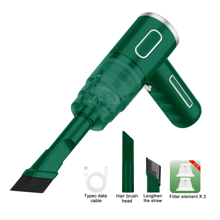 Portable Wireless Car Vacuum Cleaner With HEPA Filter For Home