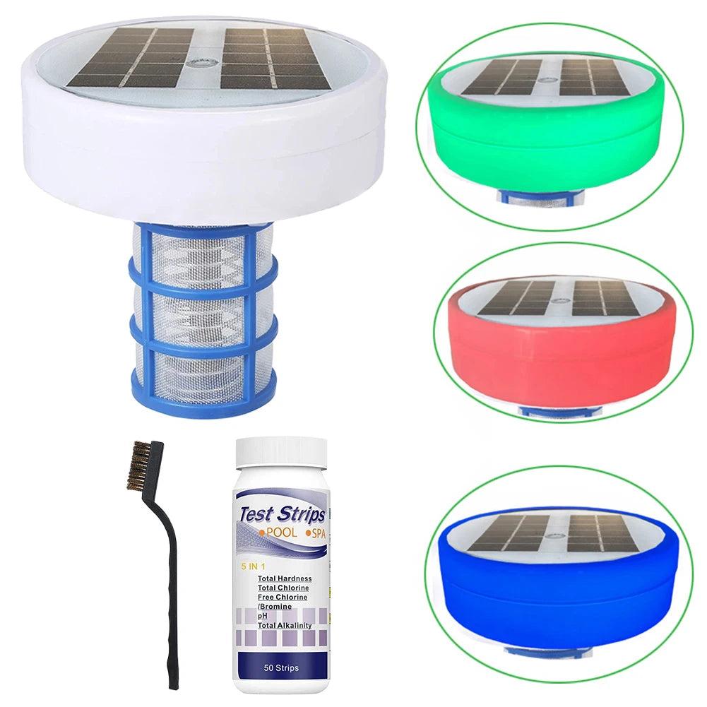 Copper Pool Ionizer Floater Solar Charged Auto Switch 35000 Gal