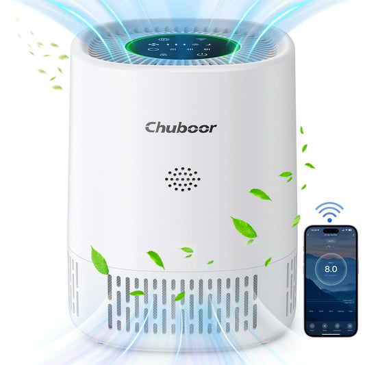 Chuboor Air Purifier With Sponge Filter For Bedroom Home Odor Reduction