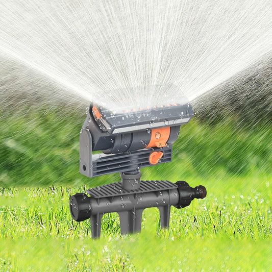 APWIKOGER Oscillating Sprinkler 4 Mode Lawn Swing With 16 Nozzles