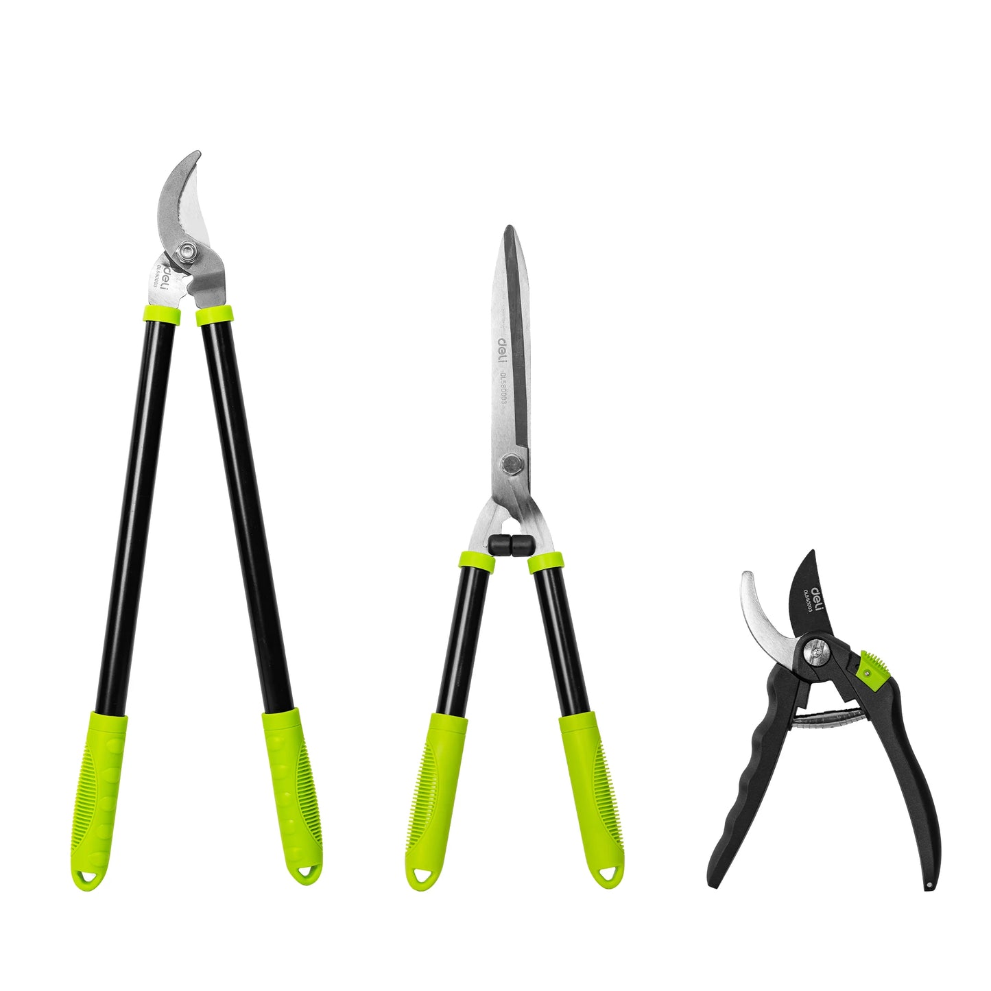 Deli 3 Piece Garden Tool Set Loppers Pruners Hedge Clippers