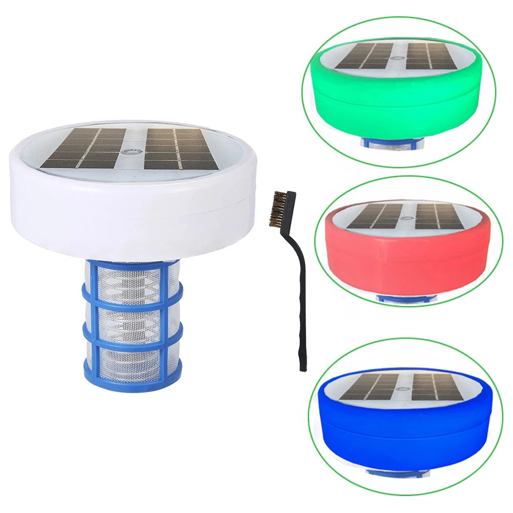 Copper Pool Ionizer Floater Solar Charged Auto Switch 35000 Gal