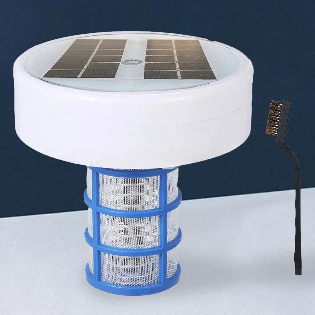 Copper Pool Ionizer Floater Solar Charged Auto Switch 35000 Gal